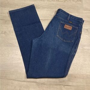 Vtg USA Mens Wrangler 945DEN Cowboy Bootcut Jeans 36x33 (Tag 38x34)